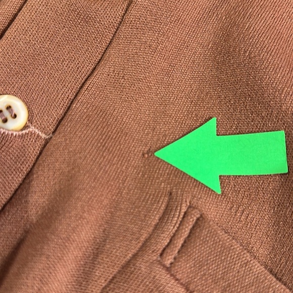 Vintage Rust Cardigan Sweater - Picture 8 of 9